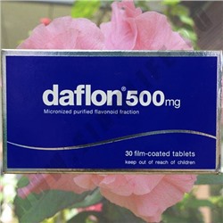 Таблетки от геморроя Дафлон 500 Daflon 500 mg.